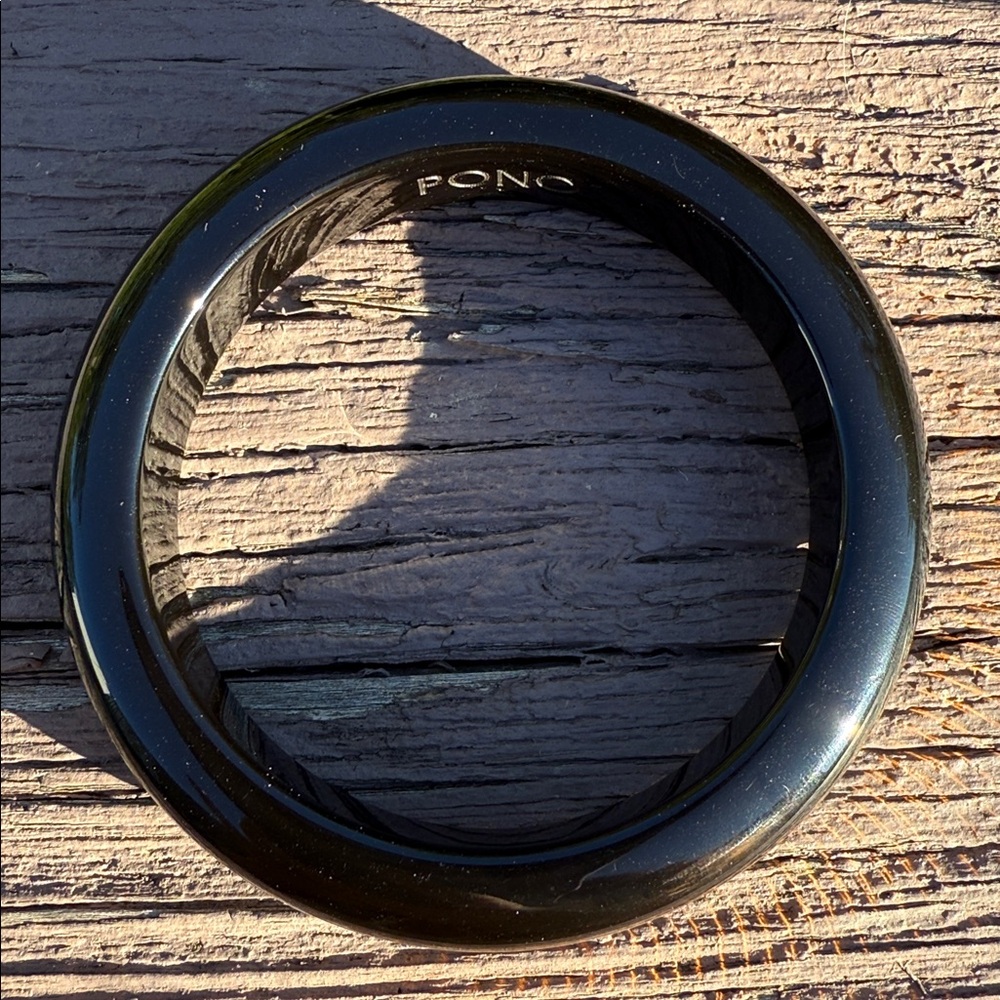 PONO Black and Amber Bangle Bracelet - Picture 3 of 4